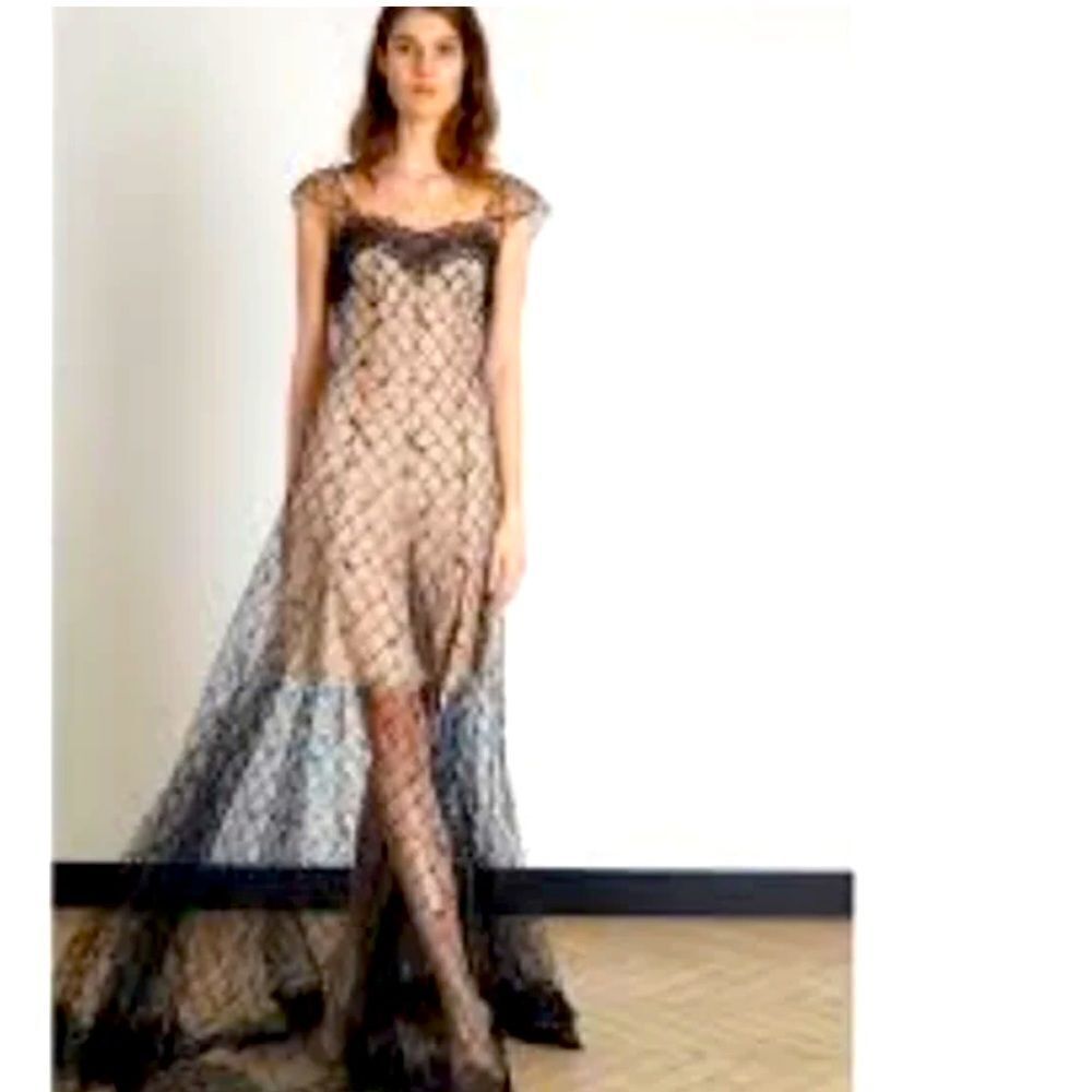 Alexis Manille  Boho Lace Gown